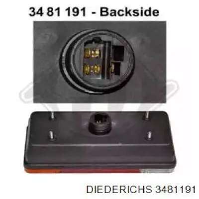 Lampa zespolona tylna lewa 5511944L5UE Depo/Loro