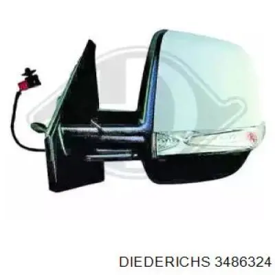 Lusterko wsteczne prawe 735528042 Fiat/Alfa/Lancia