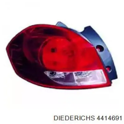 Lampa zespolona tylna lewa Renault Clio III GRANDTOUR kombi (KR01) (2008 - 2026) cena, od 100,93 USD