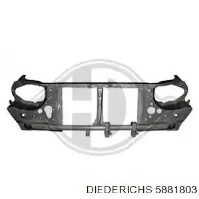 Do koszyka Osłona chłodnicy kompletna (panel mocowania reflektorów) Mitsubishi L 200 IV KA, KB