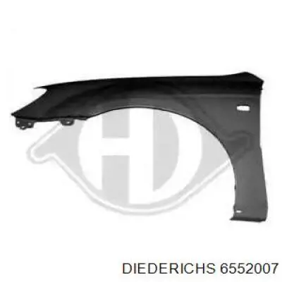 Do koszyka 6552007 Diederichs Błotnik przedni lewy