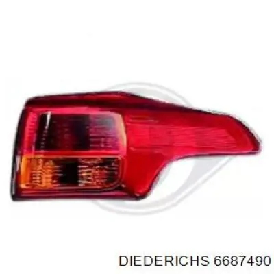 Lampa zespolona tylna prawa zewnętrzna Toyota 8155142170 cena, od 109,79 USD