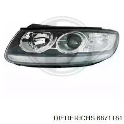 Do koszyka 921012B015 Hyundai/Kia Reflektor lewy