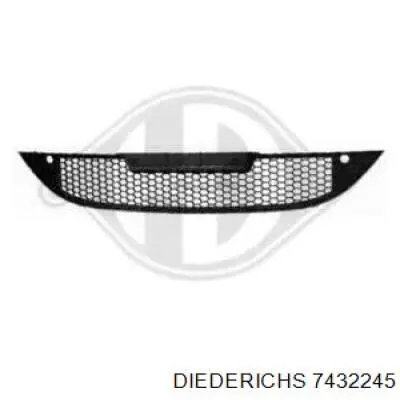 Kratka zderzaka przedniego środkowa Diederichs 7432245 cena, od 56,18 USD