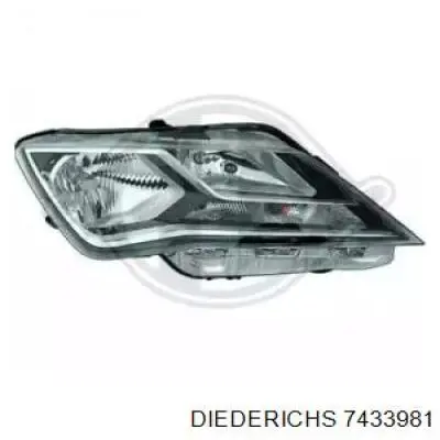 Do koszyka 6JB941015 VAG Reflektor lewy