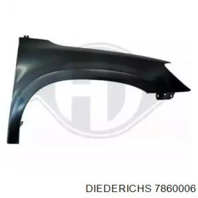 7860006 Diederichs Błotnik przedni prawy