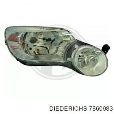 Do koszyka 5L1941015A VAG Reflektor lewy