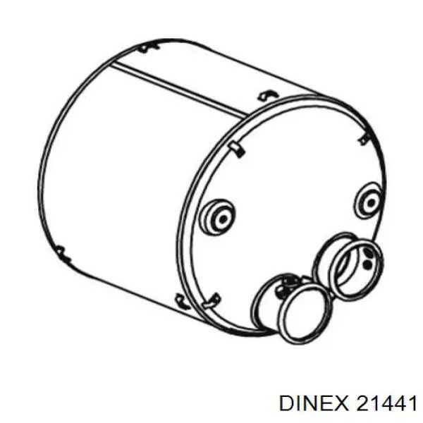 Tłumik, tylna część DAF 105 XF ciągnik siodłowy (2005 - 2013) cena, od 1421,93 USD