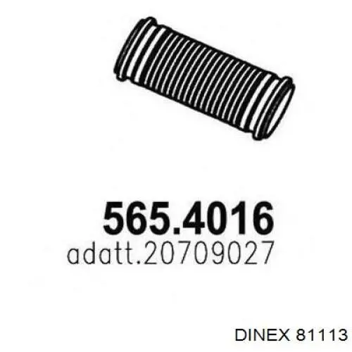 Łącznik elastyczny wydechu Renault (RVI) 7420709027 cena, od 37,71 USD