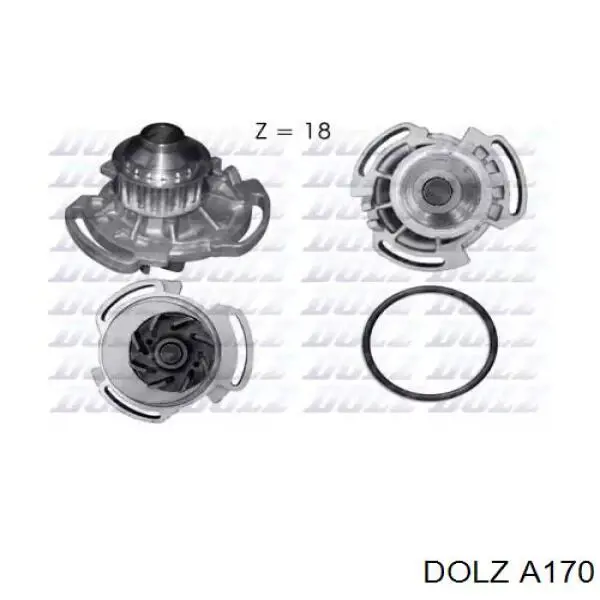 Pompa chłodząca wodna Dolz A170 cena, od 45,07 USD
