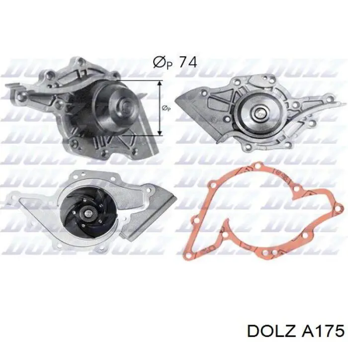 Pompa chłodząca wodna Dolz A175 cena, od 64,53 USD