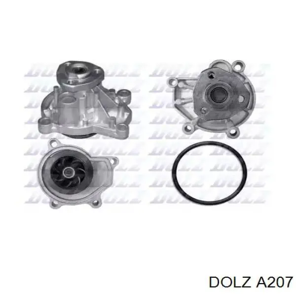 Pompa chłodząca wodna A207 Dolz