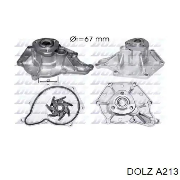 Pompa chłodząca wodna Dolz A213 cena, od 39,67 USD