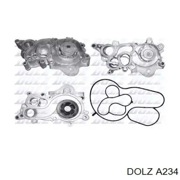 Do koszyka A234 Dolz Pompa chłodząca wodna