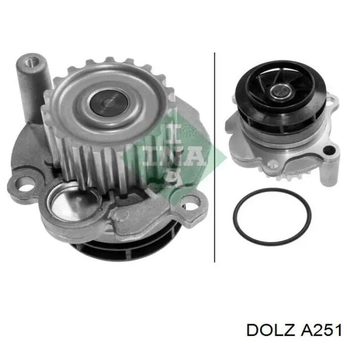 Pompa chłodząca wodna A251 Dolz