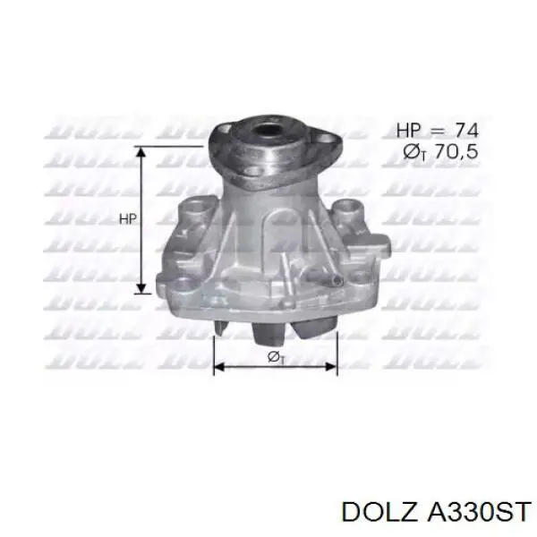 A330ST Dolz Pompa chłodząca wodna