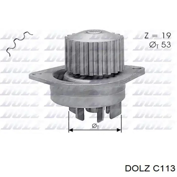 C113 Dolz Pompa chłodząca wodna