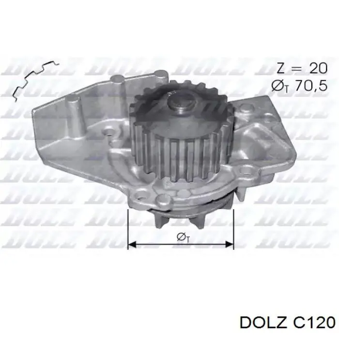C120 Dolz Pompa chłodząca wodna