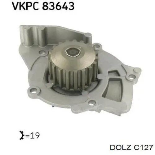 Pompa chłodząca wodna Dolz C127 cena, od 30,75 USD