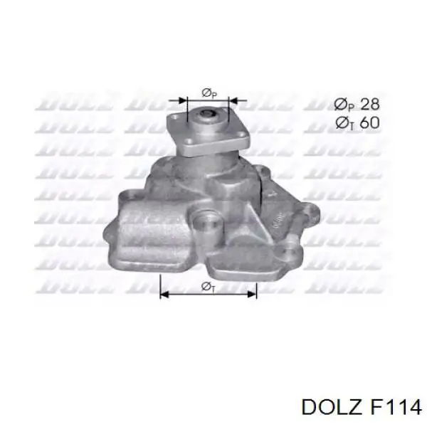 Pompa chłodząca wodna Dolz F114 cena, od 41,82 USD