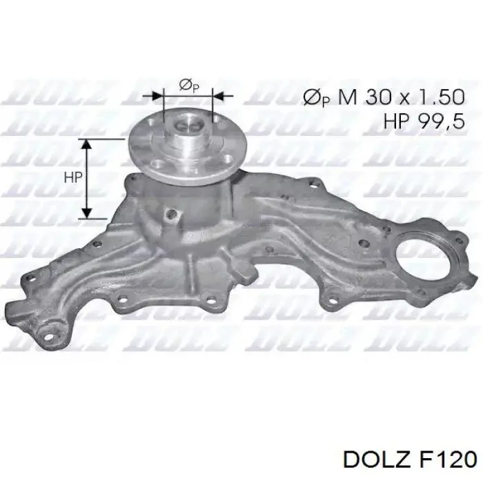 F120 Dolz Pompa chłodząca wodna