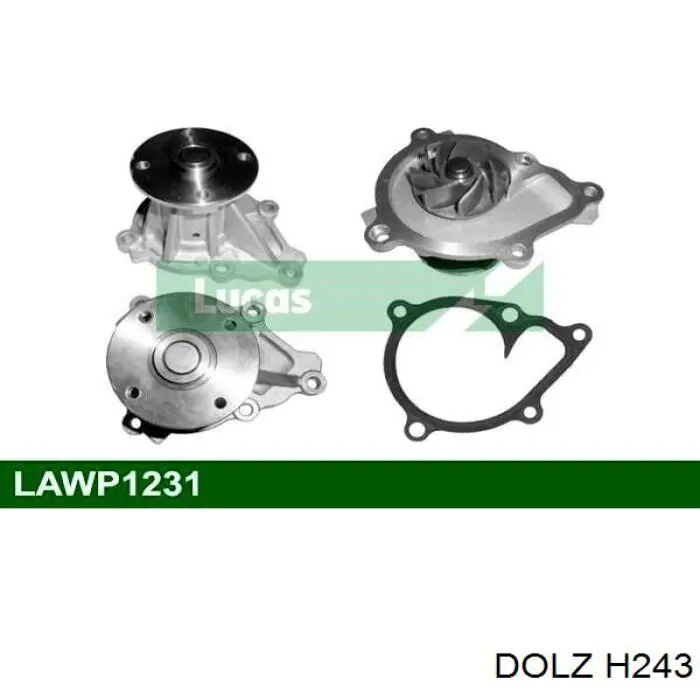 Pompa chłodząca wodna Hyundai/Kia 2510003HB0 cena, od 50,11 USD