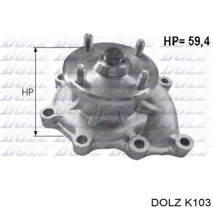K103 Dolz Pompa chłodząca wodna
