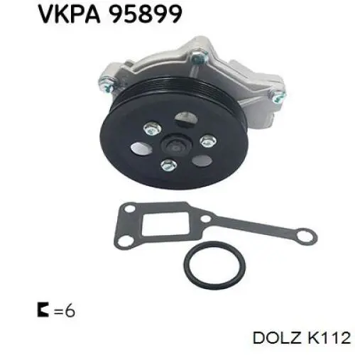 Pompa chłodząca wodna Dolz K112 cena, od 56,19 USD