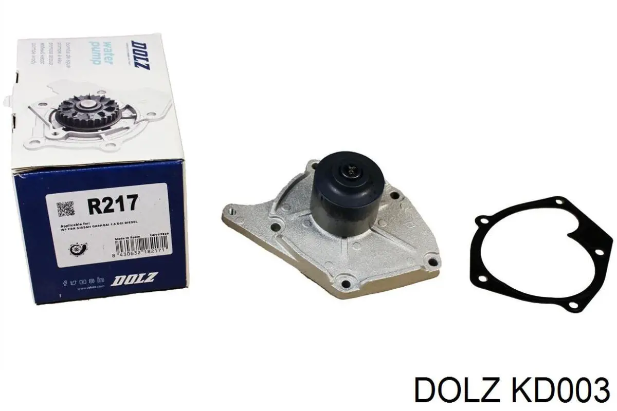 Do koszyka KD003 Dolz Pasek rozrządu, zestaw