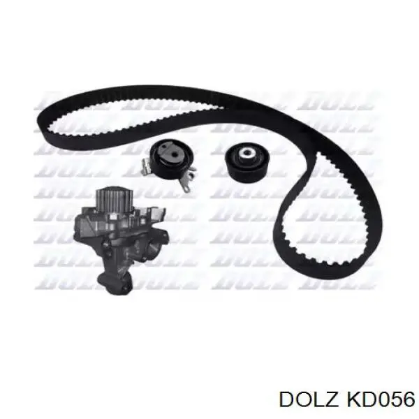 KD056 Dolz Pasek rozrządu, zestaw