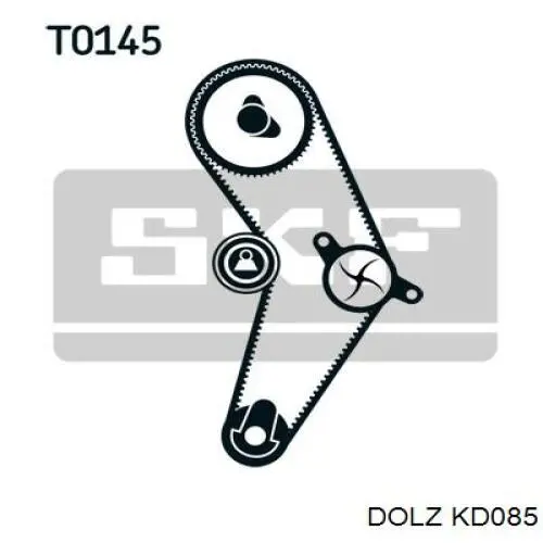 Do koszyka KD085 Dolz Pasek rozrządu, zestaw
