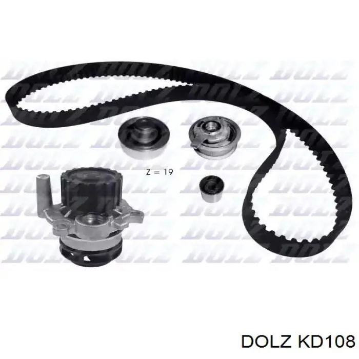 Do koszyka KD108 Dolz Pasek rozrządu, zestaw