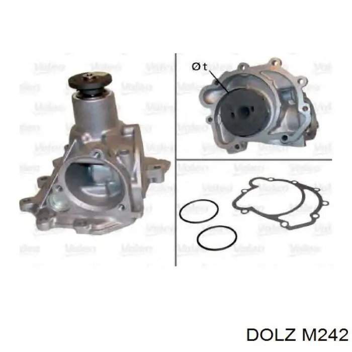 Pompa chłodząca wodna Dolz M242 cena, od 96,27 USD