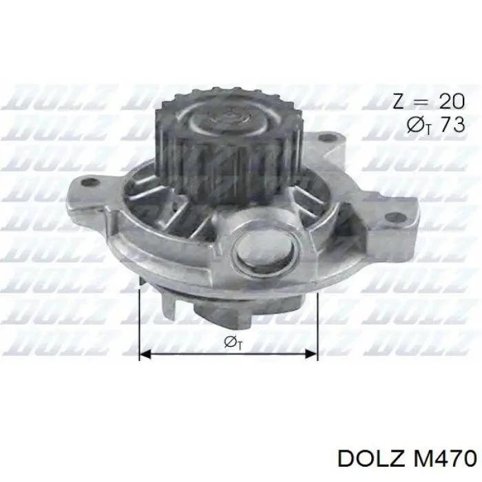 Pompa chłodząca wodna M470 Dolz