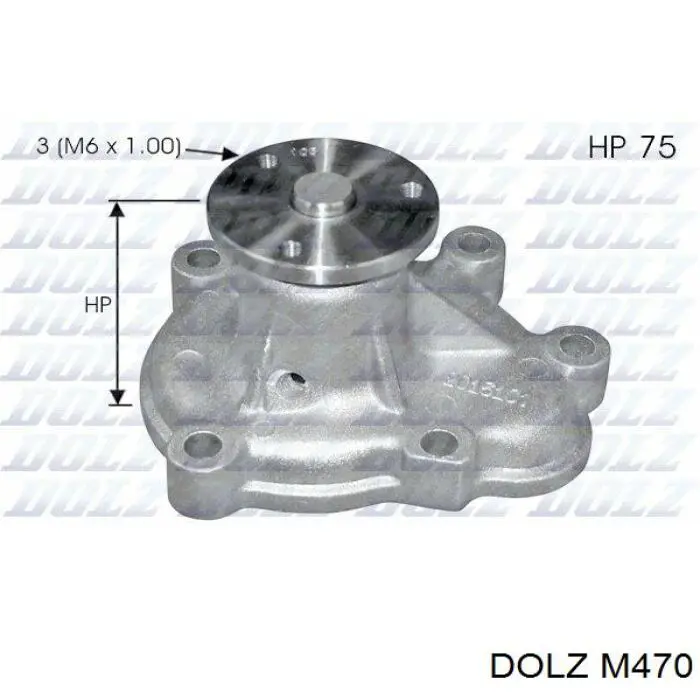 Do koszyka M470 Dolz Pompa chłodząca wodna