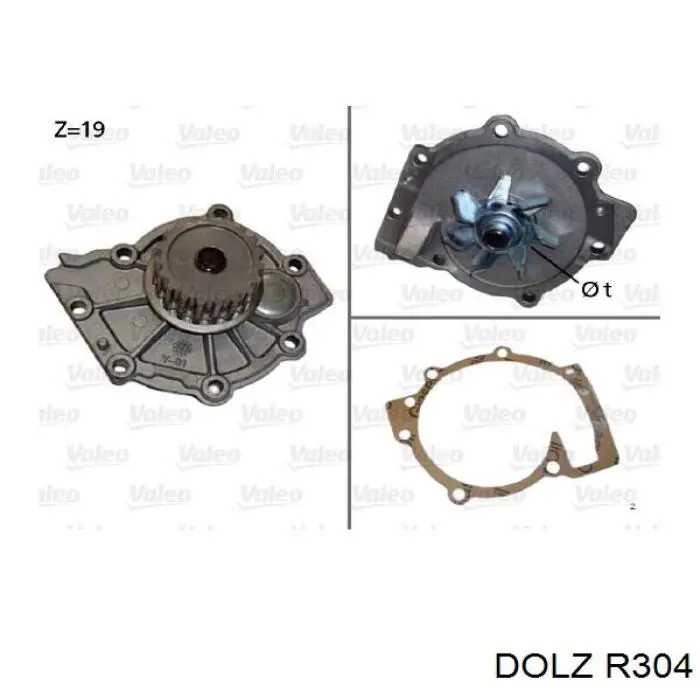 Pompa chłodząca wodna Dolz R304 cena, od 37,31 USD