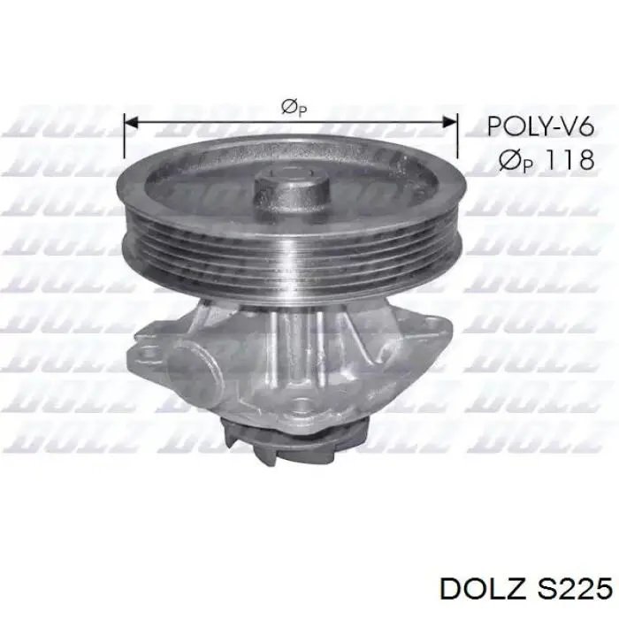 Pompa chłodząca wodna Dolz S225 cena, od 56,09 USD
