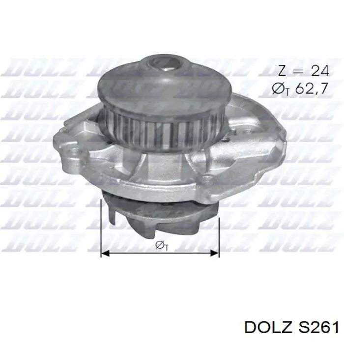 Pompa chłodząca wodna Dolz S261 cena, od 28,64 USD