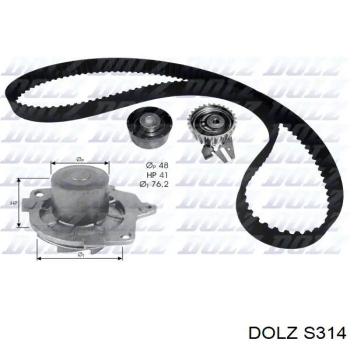 Pompa chłodząca wodna Dolz S314 cena, od 29,89 USD