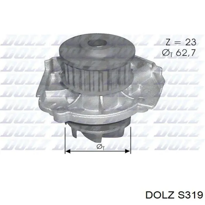 Pompa chłodząca wodna Dolz S319 cena, od 32,17 USD