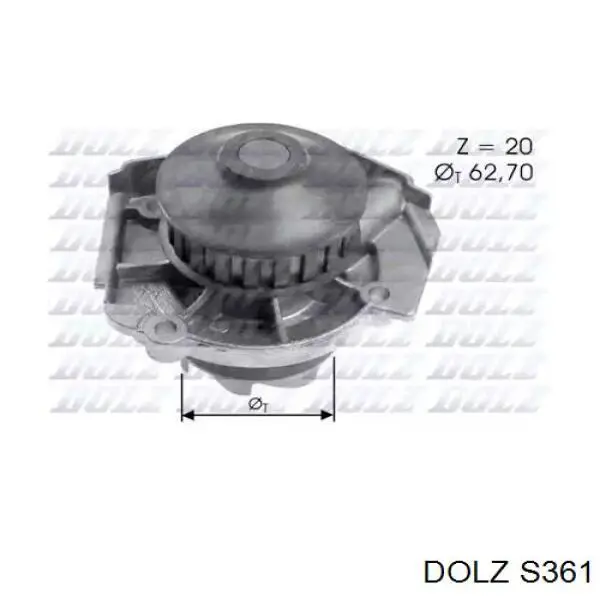 Pompa chłodząca wodna Dolz S361 cena, od 31,39 USD
