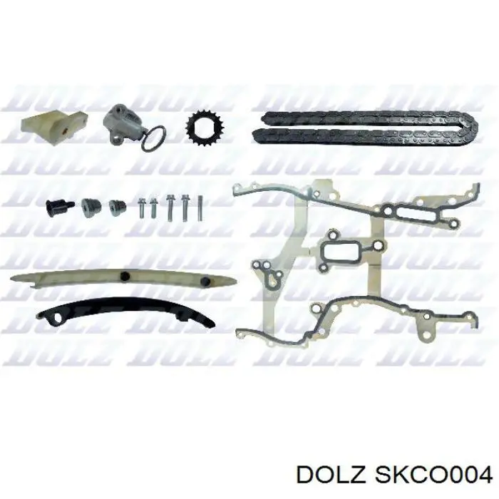 Do koszyka SKCO004 Dolz Łańcuch rozrządu, zestaw