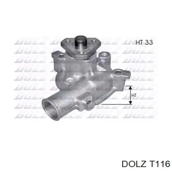 Do koszyka T116 Dolz Pompa chłodząca wodna
