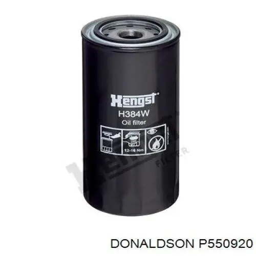 Filtr oleju Donaldson P550920 cena, od 18,54 USD