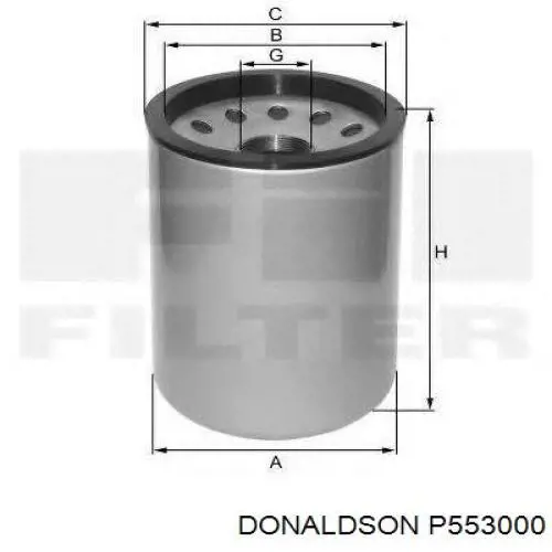 Do koszyka P553000 Donaldson Filtr oleju