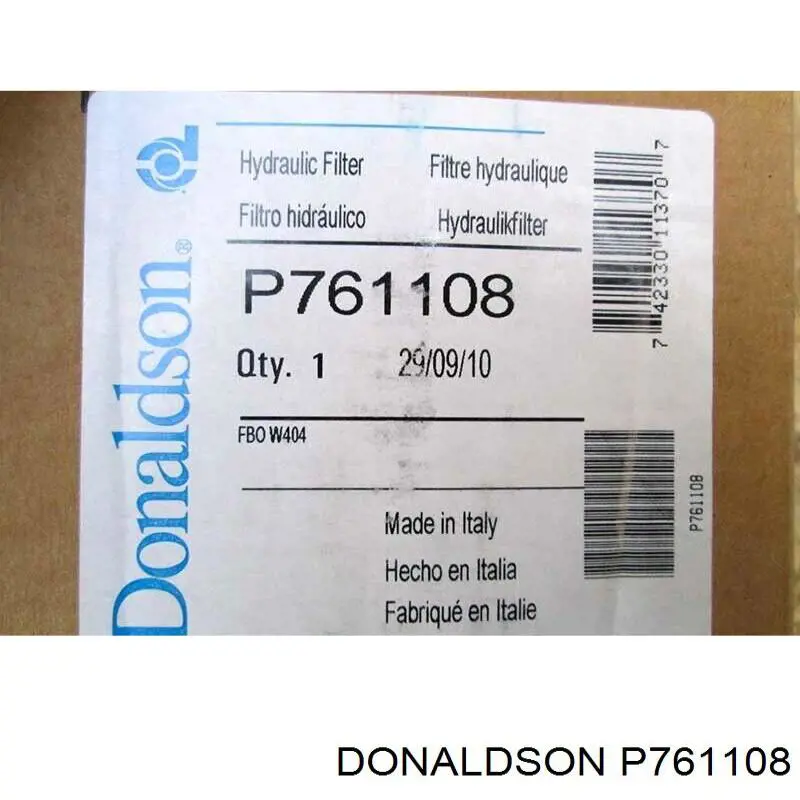 Filtr automatycznej skrzyni biegów Donaldson P761108 cena, od 26,15 USD
