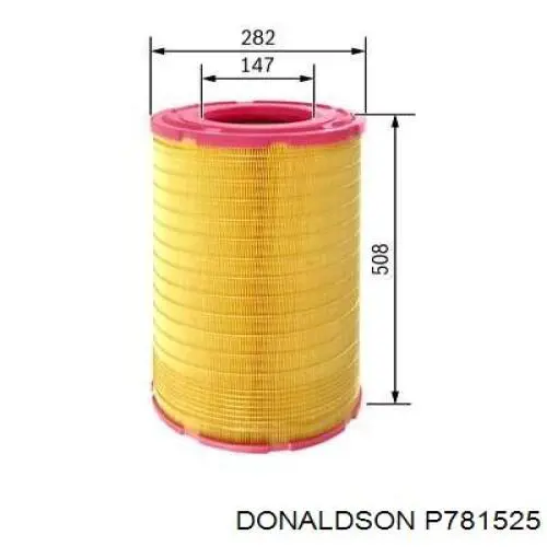 Filtr powietrza Donaldson P781525 cena, od 66,68 USD