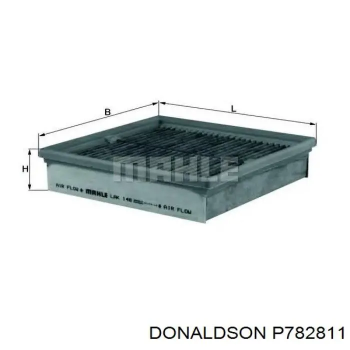 Filtr kabiny Donaldson P782811 cena, od 13,76 USD