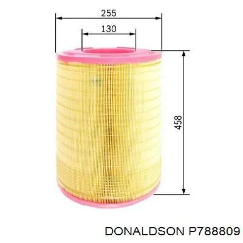 Do koszyka P788809 Donaldson Filtr powietrza