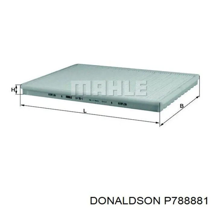 P788881 Donaldson Filtr kabiny